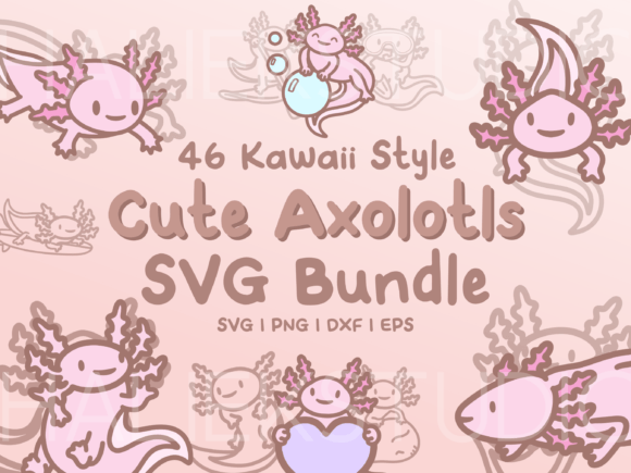 Axolotls SVG Illustrations: A Designer's Review