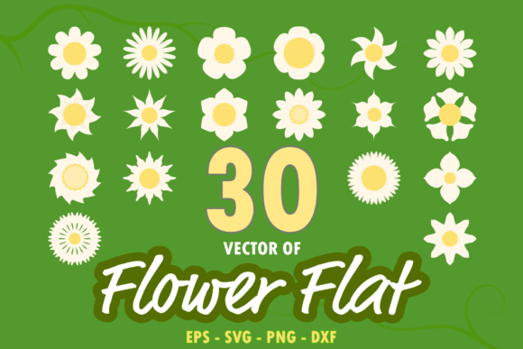 Flower Flat Illustrations: Graphics & Design Review