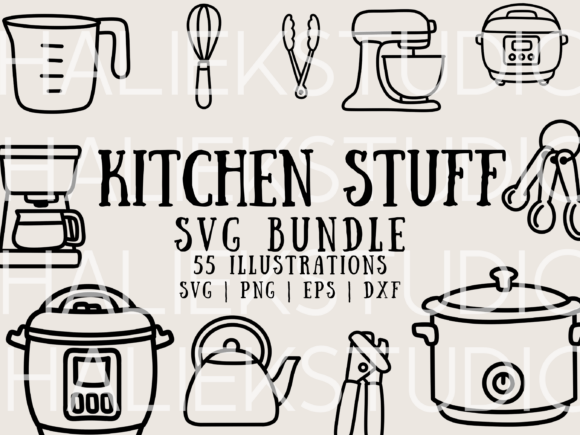 Kitchen Tools SVG Illustrations: A Designer Review