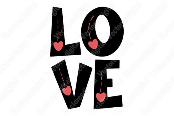 Love Text Illustrations Vectors: Graphics & Illustrations Review