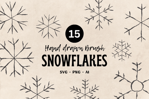 Snowflakes Brush Illustrations Review