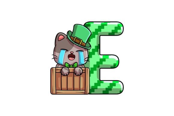 St Patrick Cat Alphabet E Illustrations Review